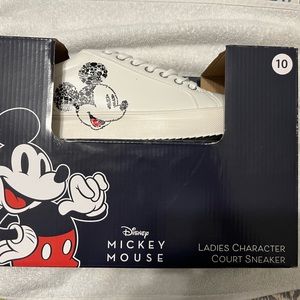 Aldi womens Mickey Mouse court sneaker